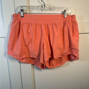 Lululemon Athletica Coral Athletic Shorts